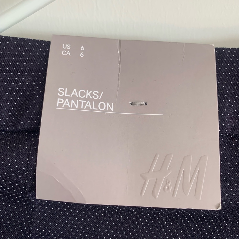 NWT H&M polka dot Slacks - Picture 4 of 5